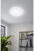 Plafoniera LED moderno Silera, bianco Ø 43 cm, luce calda dimmerabile EGLO