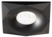 Gfa1181- faretto incasso 1 luce nero in alluminio quadrato 9,4cm at...
