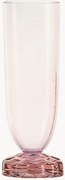 Set di 4 bicchieri champagne con scanalatura in rilievo Jellies