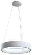 Sospensione Contemporanea Aurora Metallo Bianco Led 27W