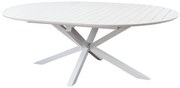 ARTORIUS - tavolo rotondo da giardino in alluminio allungabile 150/200 x 150