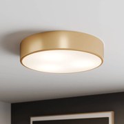 TEMAR LIGHTING Plafoniera Cleo, Ø 40 cm, IP20, colore oro, metallo, E27