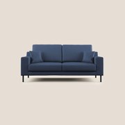 Uranio divano moderno lineare in Ecopelle impermeabile T04 blu