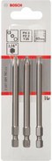 Bosch Professional Set di bit di avvitamento da 3 pz. Extra-Hard PH2, PZ2, T25, 89 mm