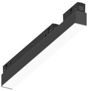 Supporto Lineare Binario Dali Ego Alluminio Nero Led 7W 3000K