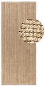 Runner in iuta di colore naturale 80x200 cm Bouclé - Hanse Home