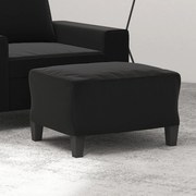 Poggiapiedi Nero 60x50x41 Cm İn Tessuto Microfibra /
