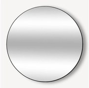 Atmosphera - Specchio da parete ALICE diametro 110 cm nero