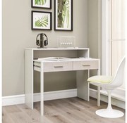 Tavolo da lavoro 88x99 cm bianco/beige