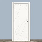 Porta scorrevole Sign bianco L 60 x H 210 cm reversibile