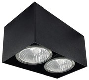 Brosline 1076 - Faretto CAGE 2xGU10/10W/230V nero