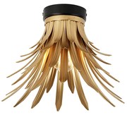 Plafoniera Art Déco oro - Wesley