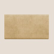 Testata pannello a muro media di varie dimensioni in morbido tessuto impermeabile T10 giallo