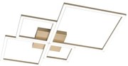 Four squares applique-plafoniera 70 cm. gold 1162-70-go