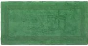 Tappeto bagno 60x110 cm in cotone verde