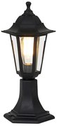 Lampada da terra classica per esterni nera 42,2 cm IP44 - New Haven