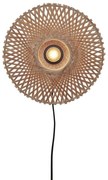 Lampada da parete in colore naturale ø 30 cm Kalimantan - Good&amp;Mojo