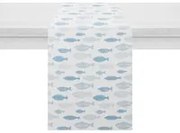 Runner 50x140 cm pesci blu