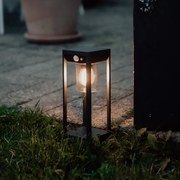 Lampada da terra da esterno grigio scuro 25 cm con luce dimmerabile e sensore solare - Sonne