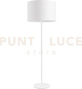 Set up base per lampada da terra 1 luce attacco e27 bianco