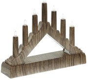 Retlux - Candeliere di Natale a LED 7xLED/2xAA bianco caldo