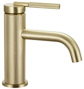 Rubinetto da lavabo Rea Serra Brush Gold low