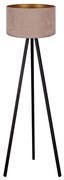 Brilagi - Lampada da terra VELVET 1xE27/60W/230V wenge/beige
