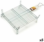 Grill Doppia 45 x 45 cm Acciaio zincato (5 Unità)