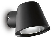 Applique Moderna Gas Alluminio Nero 1 Luce Gu10