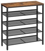 Scarpiera DAVOR marrone/nera