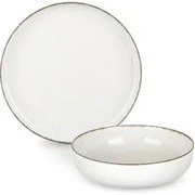 Servizio 24 piatti stoneware avorio Nordic Brillo