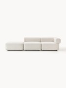 Chaise longue componibile in bouclé Anton