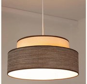 Lampadario a sospensione con filo GRACE 1xE27/60W/230V diametro 40 cm color crema/marrone