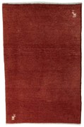 Gabbeh Tappeto persiano 60x90 Rosso (Iran) Annodato A Mano
