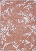 Tappeto jacquard lavabile da interno-esterno Sakura