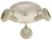 Lindby - Huby 3 Plafoniera Beige/Chiaro Verde Lindby