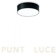 Boiler plafoniera nero d.22cm cct led 3000k+4000k 1609lm 20w dimmer...