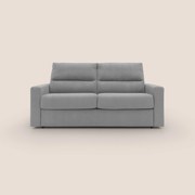 Paloma divano letto con materasso alto 18 cm con Aloe Vera in tessuto impermeabile grigio chiaro