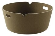 Muuto - Restore Round Basket Brown Green Muuto