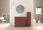 Colonna per mobile bagno Hampton BADEN HAUS 1 cassetto 1 anta P 33.5 x L 34 x H 126 cm terracotta