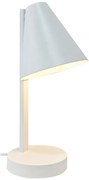 Nordlux - Lampada da tavolo WILMER 1xE14/40W/230V bianca