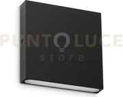 Post-it applique a parete ip65 led 3000k 3w 370 lm nero