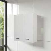 Pensile doppio sospeso 60x22 Bianco Lucido