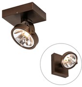 Faretto di design bronzo scuro girevole e inclinabile - Go