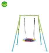 Altalena Intex Verde e Blu 201x235x200 1 componente con Dondolo Ottagonale