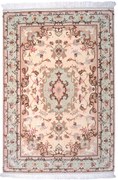 Tabriz Tappeto persiano 150 x 100 Beige (Iran) Annodato A Mano