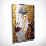 Riproduzione murale su tela Gustav Klimt Lacrime d'oro, 30 x 40 cm Gustav Klimt - Golden Tears - Wallity