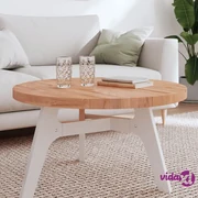 vidaXL Tavolino da Salotto Bianco 102x49x55 cm Legno Massello di Pino