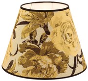 Duolla Paralume Sofia altezza 26 cm, motivo floreale giallo