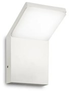 Applique Moderna Style Alluminio Bianco Led 9W 4000K Luce Naturale